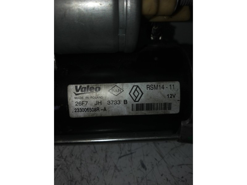 Recambio de motor arranque para renault clio iv life referencia OEM IAM 26F7 VALEO  Recambio de motor arranque para renault clio iv life referencia OEM IAM 26F7 VALEO