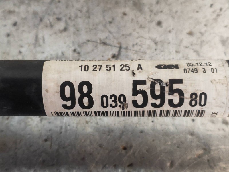 Recambio de transmision delantera izquierda para peugeot 208 active referencia OEM IAM 9803959580  