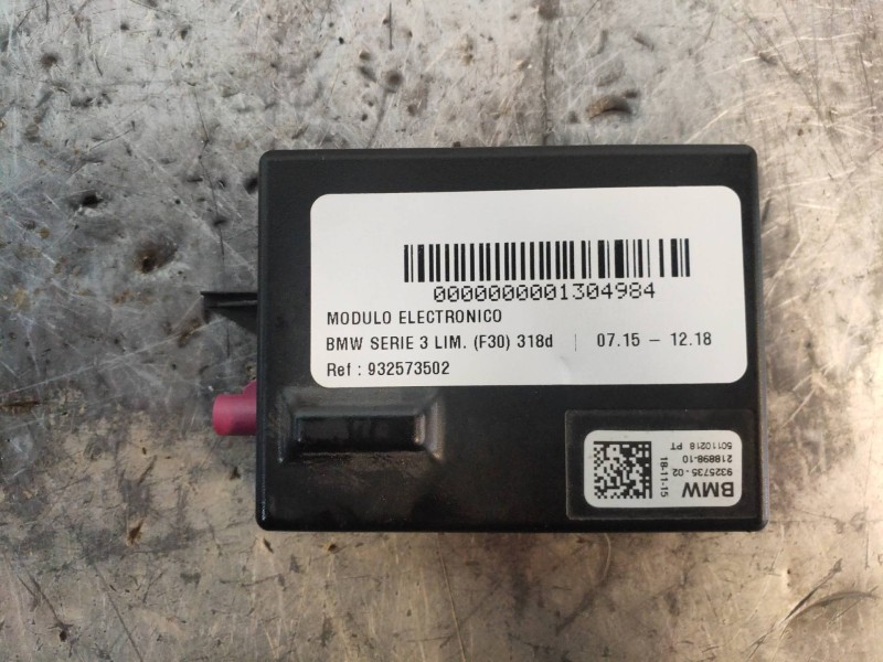 Recambio de modulo electronico para bmw serie 3 lim. (f30) 318d referencia OEM IAM 932573502 21889810 