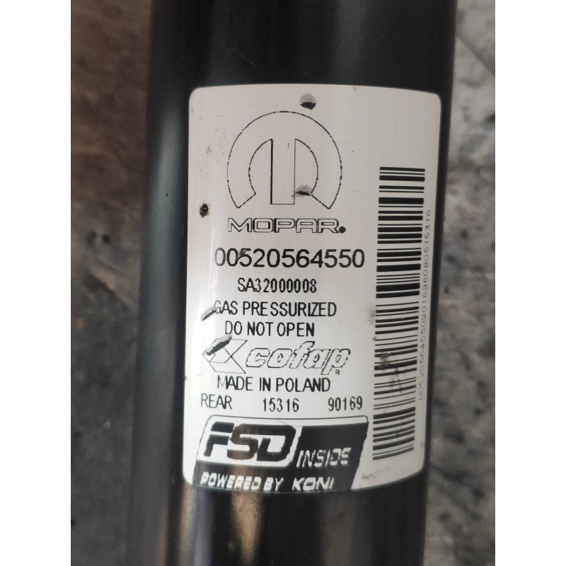 Recambio de amortiguador trasero derecho para fiat tipo ii (357) berlina lounge referencia OEM IAM 00520564550  
