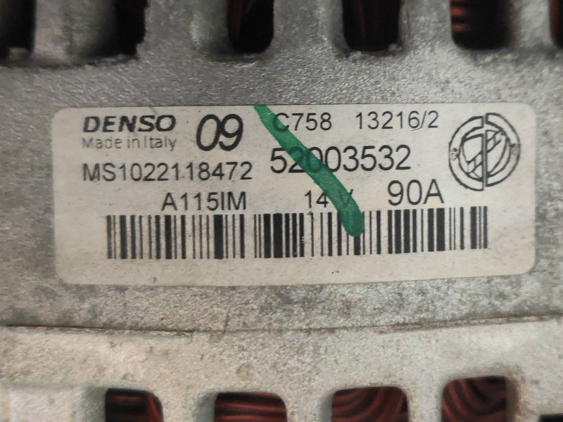 Recambio de alternador para fiat tipo ii (357) berlina lounge referencia OEM IAM MS1022118472 52003532 