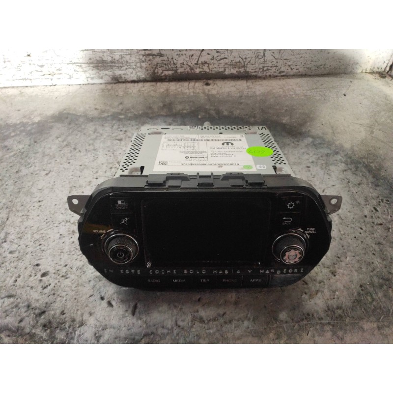 Recambio de sistema audio / radio cd para fiat tipo ii (357) berlina lounge referencia OEM IAM 07356525540 A2C1140970070000688 