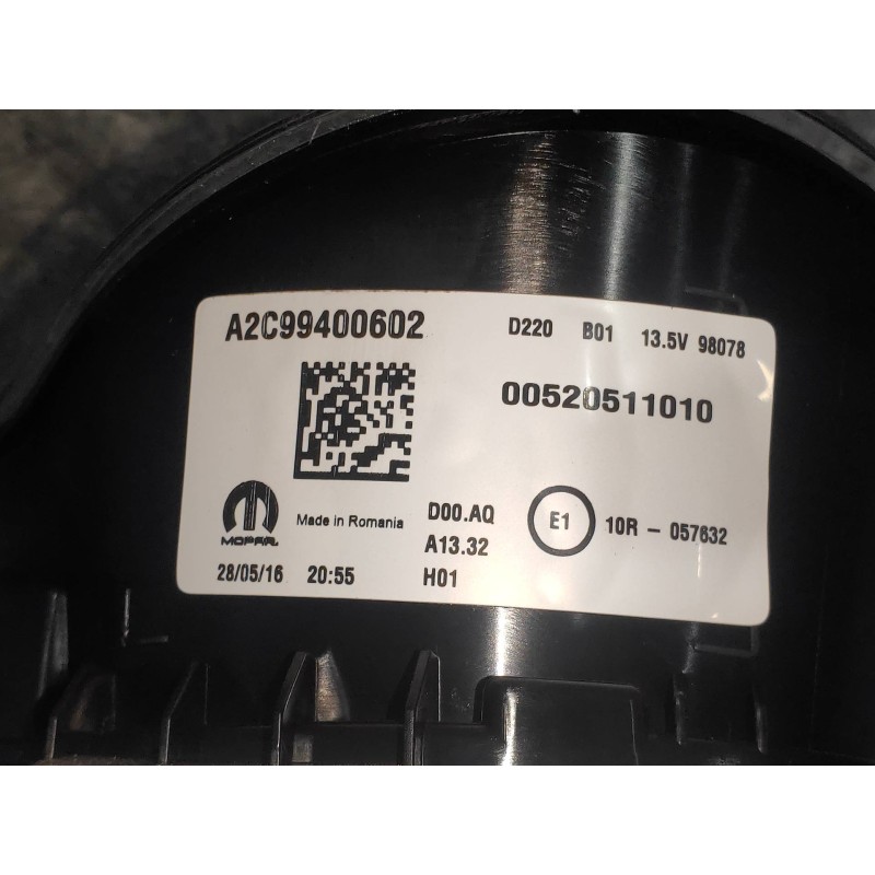 Recambio de cuadro instrumentos para fiat tipo ii (357) berlina lounge referencia OEM IAM 520511010 A2C99400602 00520511010