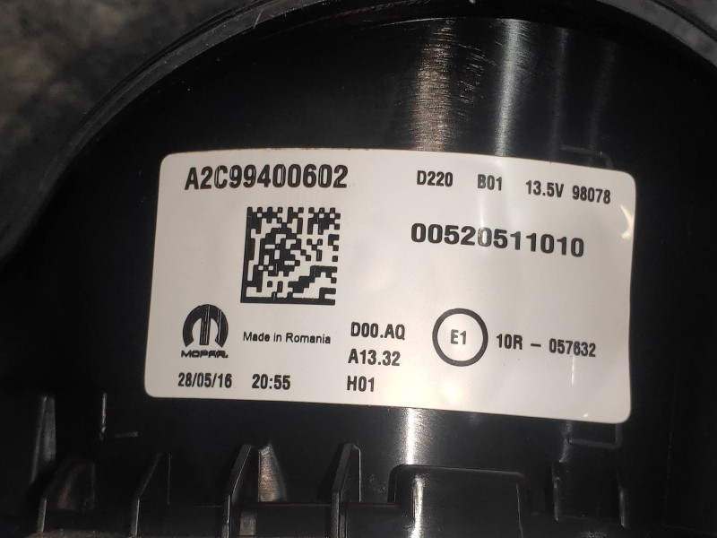 Recambio de cuadro instrumentos para fiat tipo ii (357) berlina lounge referencia OEM IAM 520511010 A2C99400602 00520511010