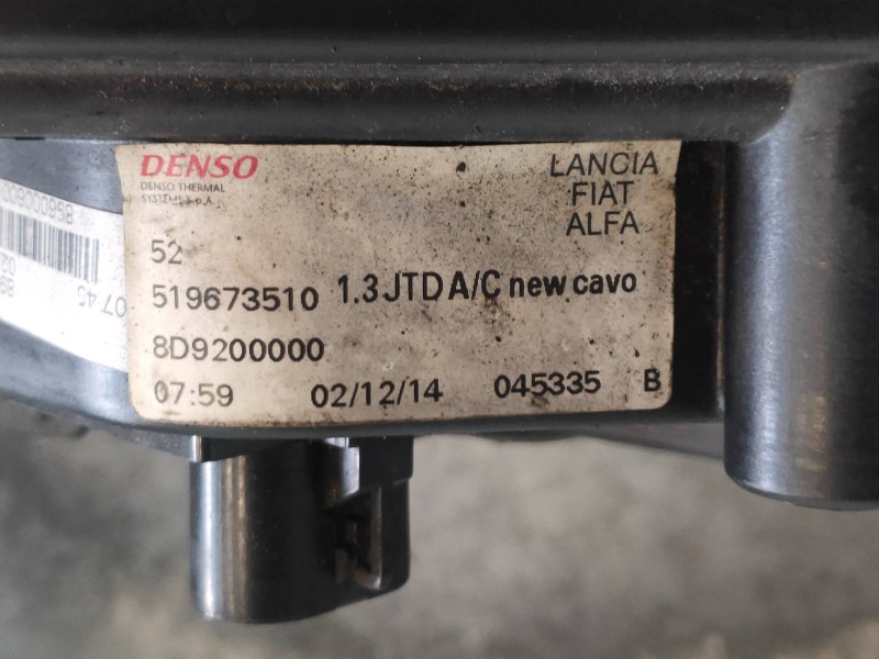 Recambio de electroventilador para opel combo d kasten l2h1 2,4t referencia OEM IAM 519673510  