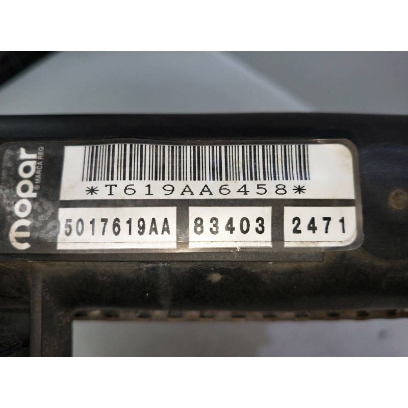 Recambio de radiador agua para chrysler sebring berlina (jr41) 2.0 16v cat referencia OEM IAM 5017619AA 83403 2471 