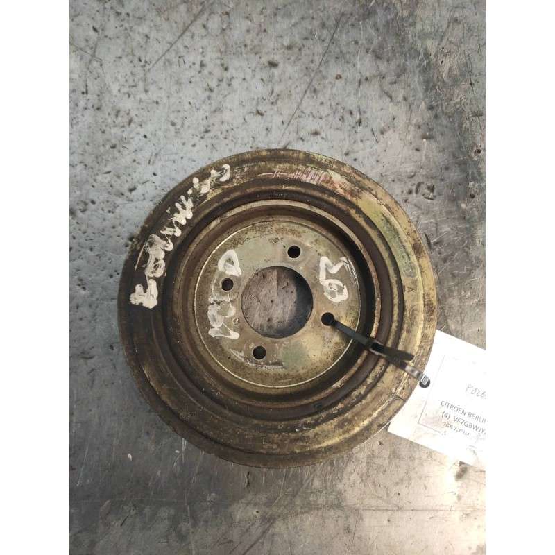 Recambio de polea cigueñal para citroen berlingo 1.9 d 600 furg. referencia OEM IAM 9637218980  