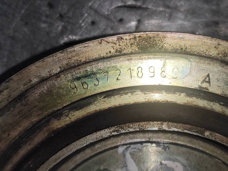 Recambio de polea cigueñal para citroen berlingo 1.9 d 600 furg. referencia OEM IAM 9637218980  