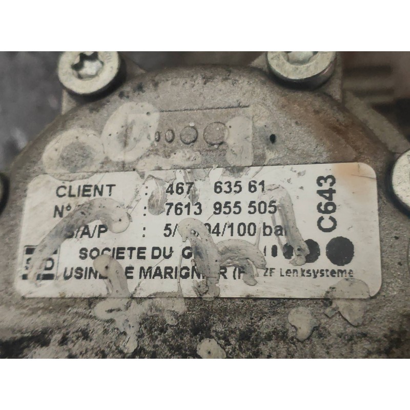Recambio de bomba direccion para alfa romeo 147 (190) 1.6 t.spark distinctive referencia OEM IAM 7613955505  