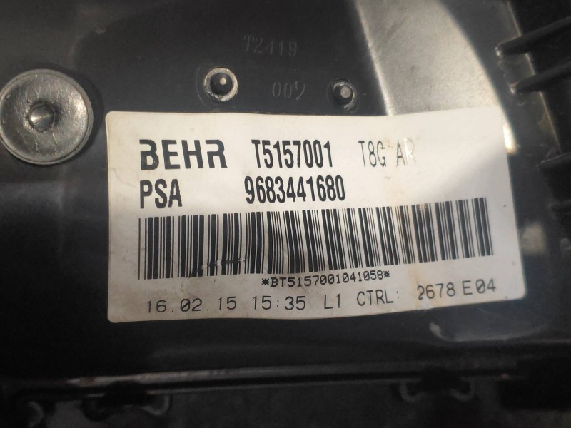 Recambio de motor calefaccion para peugeot 5008 premium referencia OEM IAM 9683441680 T5157001 