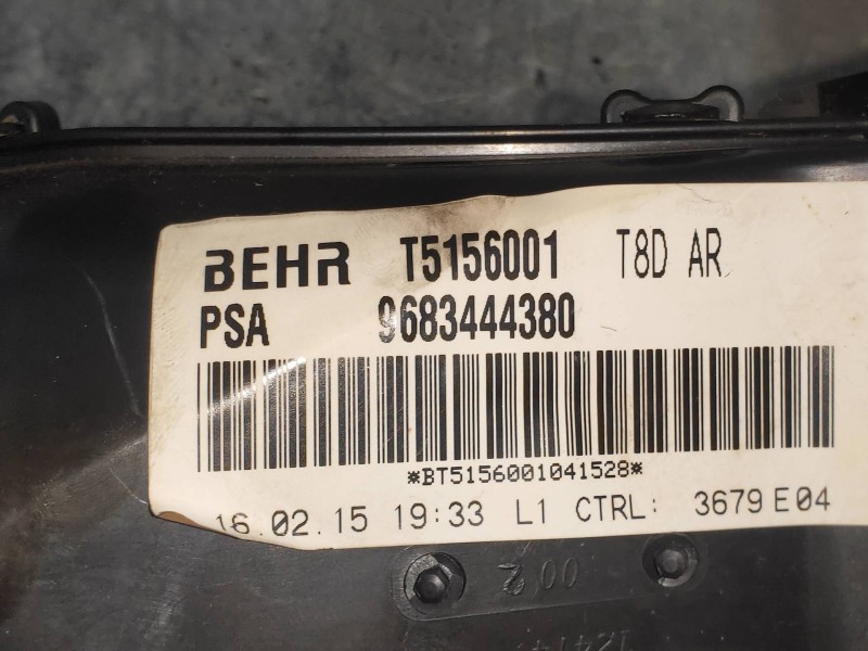 Recambio de motor calefaccion para peugeot 5008 premium referencia OEM IAM 9683444380 T51156001 