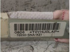 Recambio de airbag cortina delantero izquierdo para honda civic berlina 4 hybrid (fd3) básico referencia OEM IAM 78850SNAK81   2