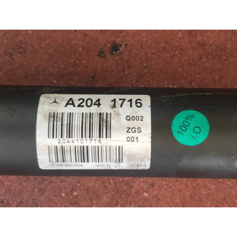 Recambio de transmision central para mercedes clase c (w204) berlina c 200 cdi blueefficiency (204.001) referencia OEM IAM A2041