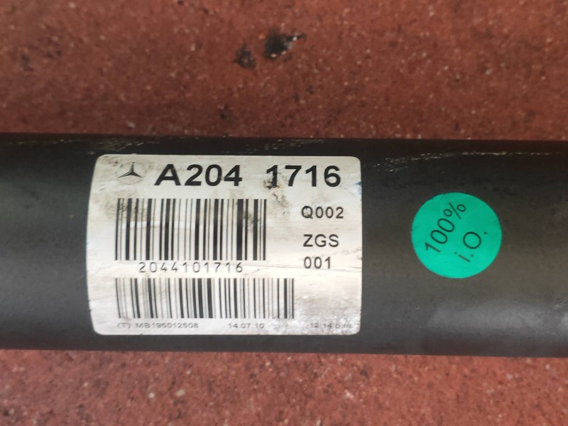 Recambio de transmision central para mercedes clase c (w204) berlina c 200 cdi blueefficiency (204.001) referencia OEM IAM A2041