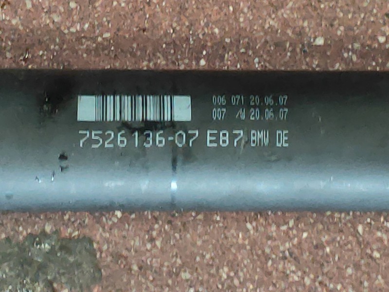 Recambio de transmision central para bmw serie 1 berlina (e81/e87) 118d referencia OEM IAM 752613607  