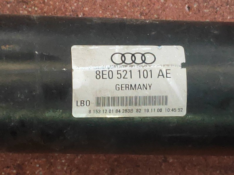 Recambio de transmision central para audi a4 berlina (8e) 2.0 tdi quattro (dpf) (103kw) referencia OEM IAM 8E0521101AE  