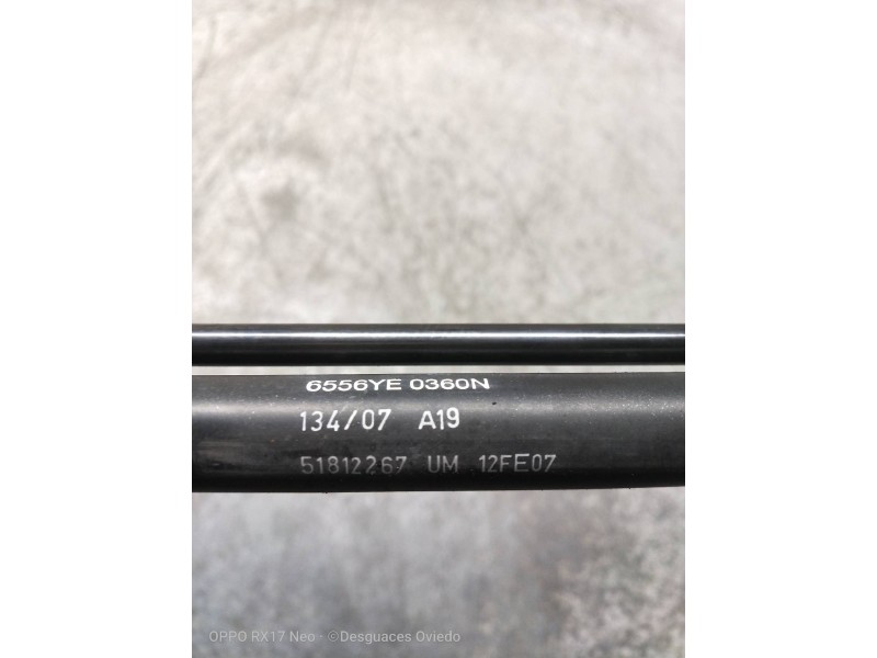 Recambio de amortiguadores maletero / porton para fiat bravo (198) 1.9 8v dynamic multijet mit paket sport referencia OEM IAM 65