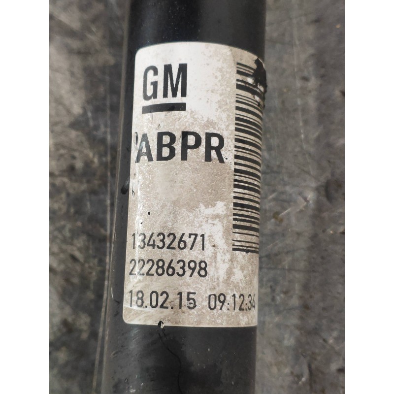 Recambio de amortiguador trasero izquierdo para opel corsa e color edition ecoflex referencia OEM IAM 13432671 22286398 