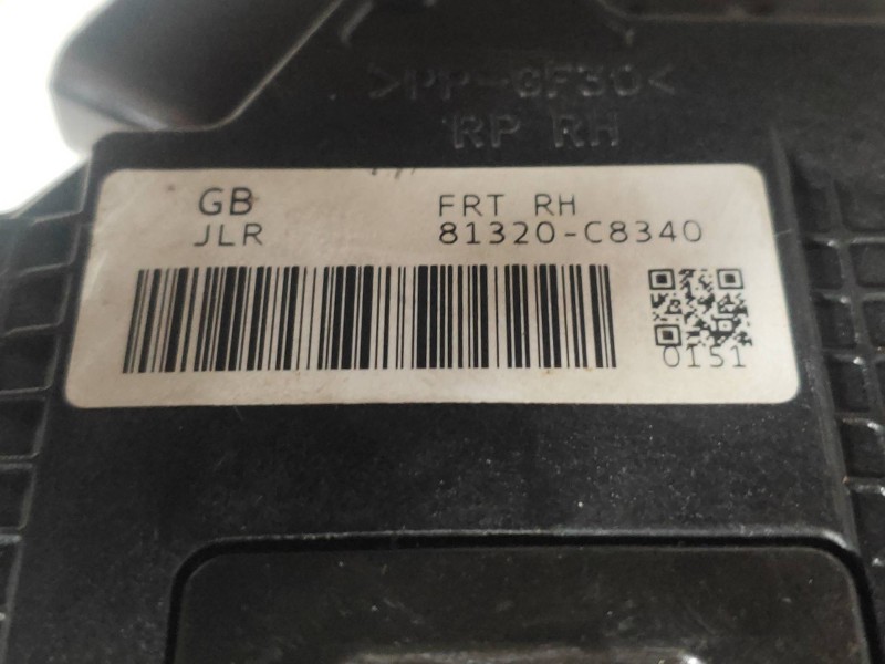 Recambio de motor cierre centralizado delantero derecho para hyundai i20 coupe 1.2 16v cat referencia OEM IAM 81320C8340 3P 