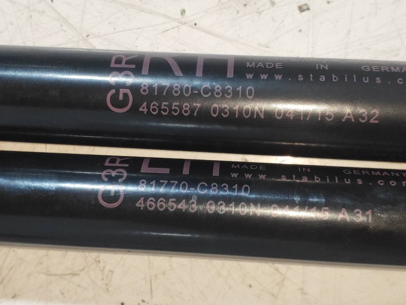 Recambio de amortiguadores maletero / porton para hyundai i20 coupe 1.2 16v cat referencia OEM IAM 81780C8310 81770C8310 