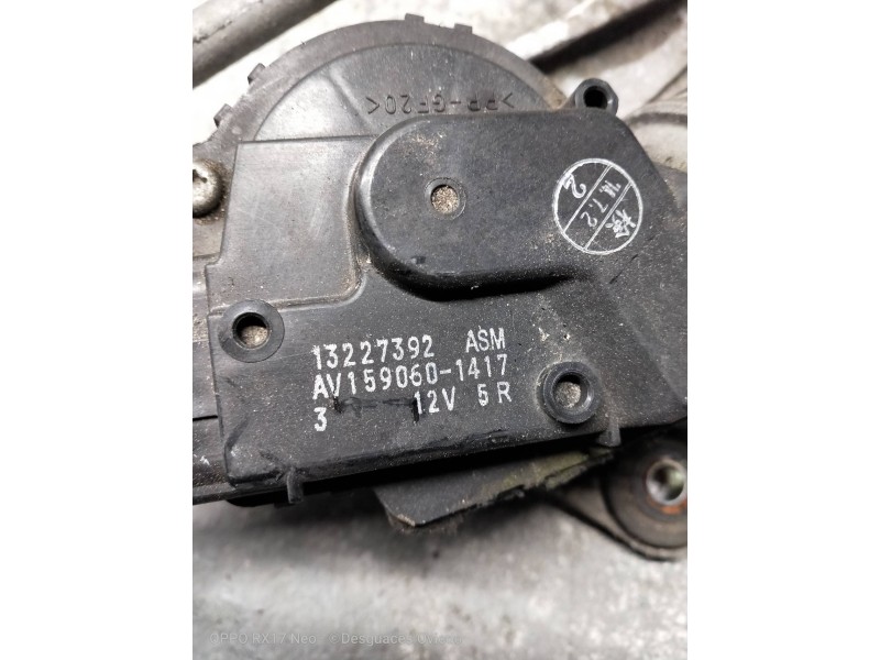 Recambio de motor limpia delantero para opel insignia sports tourer 2.0 16v cdti referencia OEM IAM 13227392 AV1590601417 