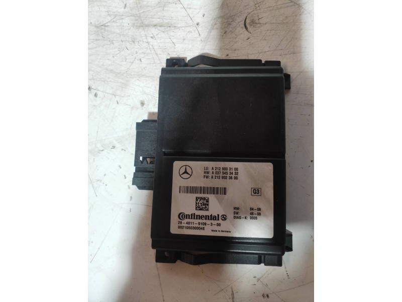 Recambio de modulo electronico para mercedes clase e (w212) familiar 250 cdi blueefficiency (212.203) referencia OEM IAM A212900