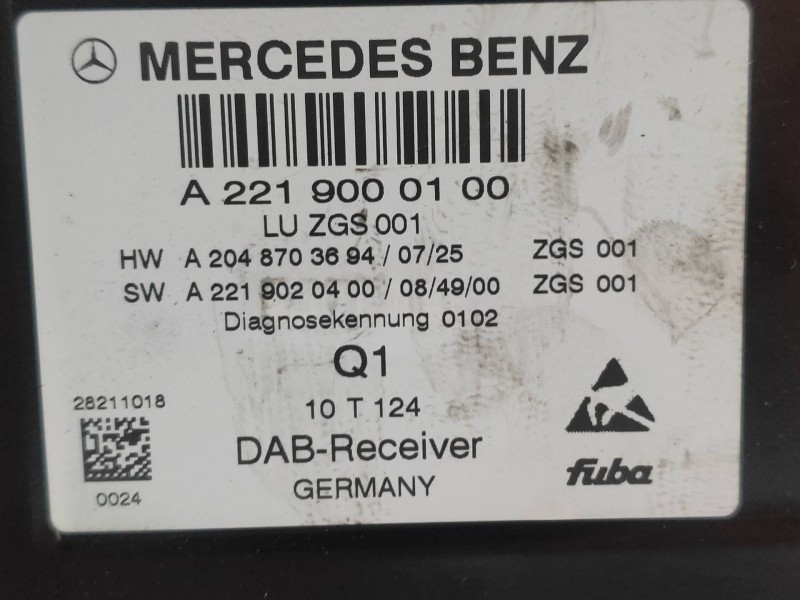 Recambio de modulo electronico para mercedes clase e (w212) familiar 250 cdi blueefficiency (212.203) referencia OEM IAM A221900