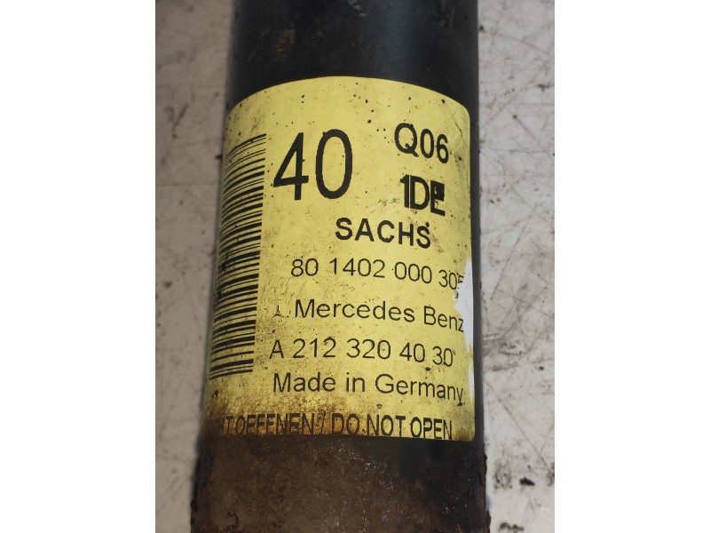 Recambio de amortiguador trasero derecho para mercedes clase e (w212) familiar 250 cdi blueefficiency (212.203) referencia OEM I
