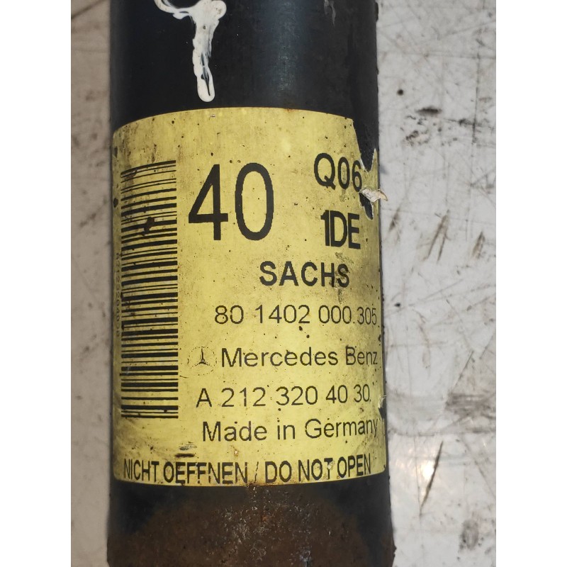 Recambio de amortiguador trasero izquierdo para mercedes clase e (w212) familiar 250 cdi blueefficiency (212.203) referencia OEM