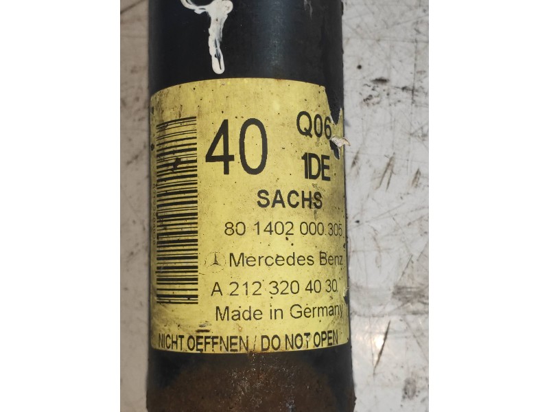 Recambio de amortiguador trasero izquierdo para mercedes clase e (w212) familiar 250 cdi blueefficiency (212.203) referencia OEM