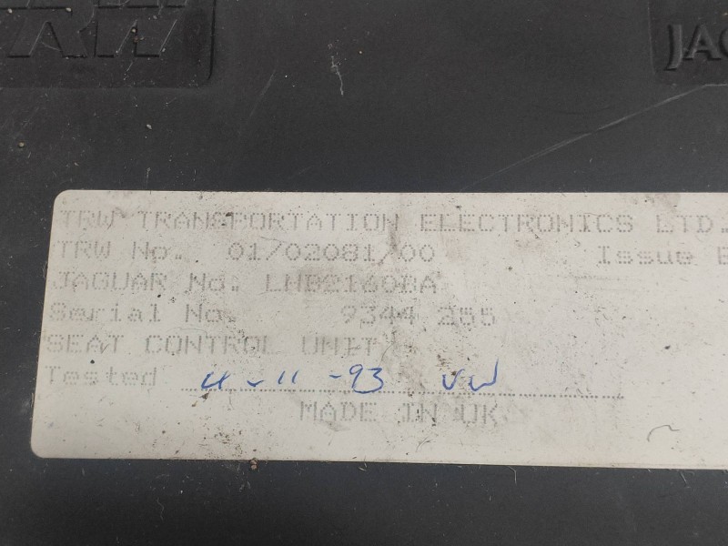 Recambio de modulo electronico para jaguar xj6/12 referencia OEM IAM LHB2160BA   Recambio de modulo electronico para jaguar xj6/12 referencia OEM IAM LHB2160BA