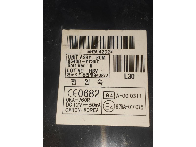 Recambio de modulo electronico para hyundai ix35 classic 2wd referencia OEM IAM 954002Y302  