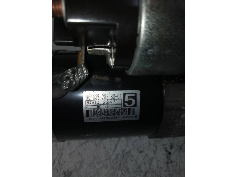 Recambio de motor arranque para peugeot 307 break / sw (s1) break xs referencia OEM IAM 966352888001 MITSUBISHI  Recambio de motor arranque para peugeot 307 break / sw (s1) break xs referencia OEM IAM 966352888001 MITSUBISHI