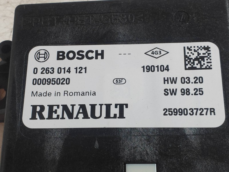 Recambio de modulo electronico para renault captur ii edition one referencia OEM IAM 0263014121 259903727R 00095020