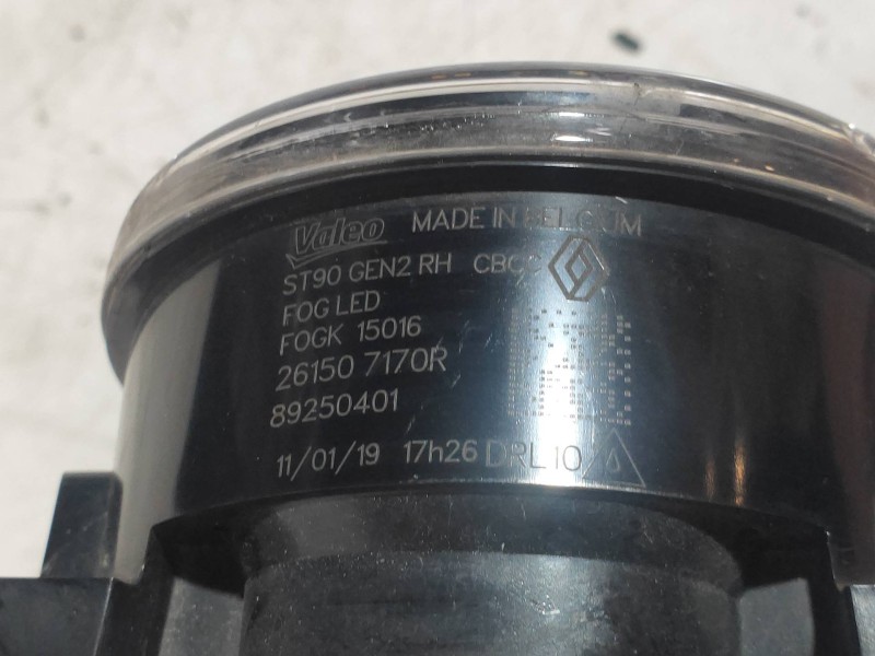 Recambio de faro antiniebla derecho para renault captur ii edition one referencia OEM IAM 261507170R 89250401 