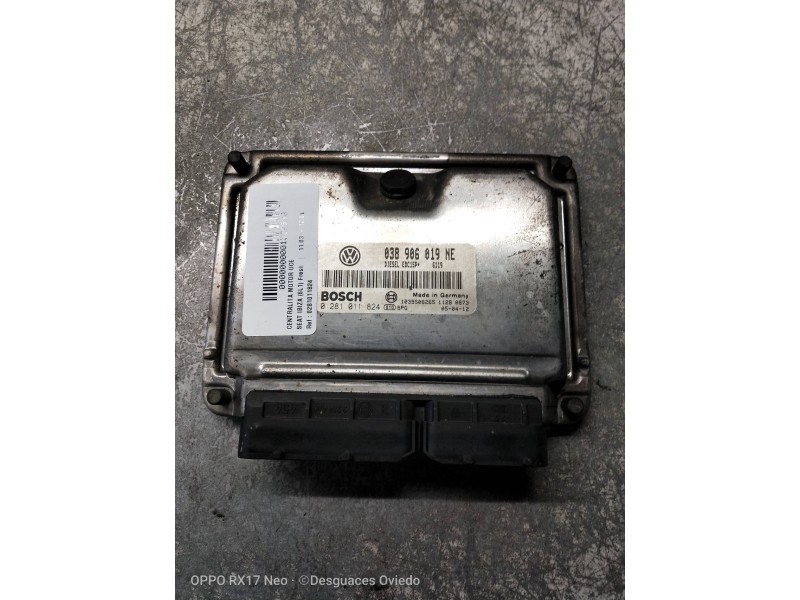 Recambio de centralita motor uce para seat ibiza (6l1) fresh referencia OEM IAM 0281011824 038906019NE EDC15