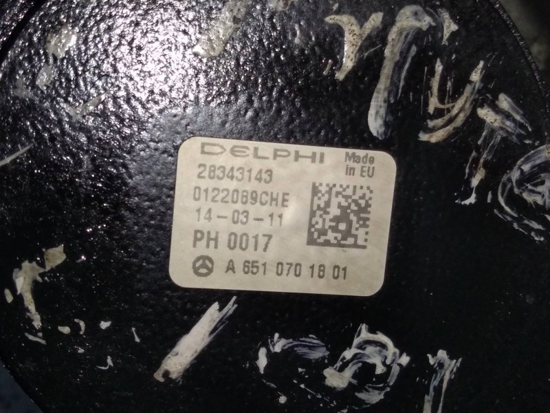 Recambio de bomba inyeccion para mercedes sprinterii caja cerrada (desde 01.06) 210/213/216 cdi (906.611/613) referencia OEM IAM