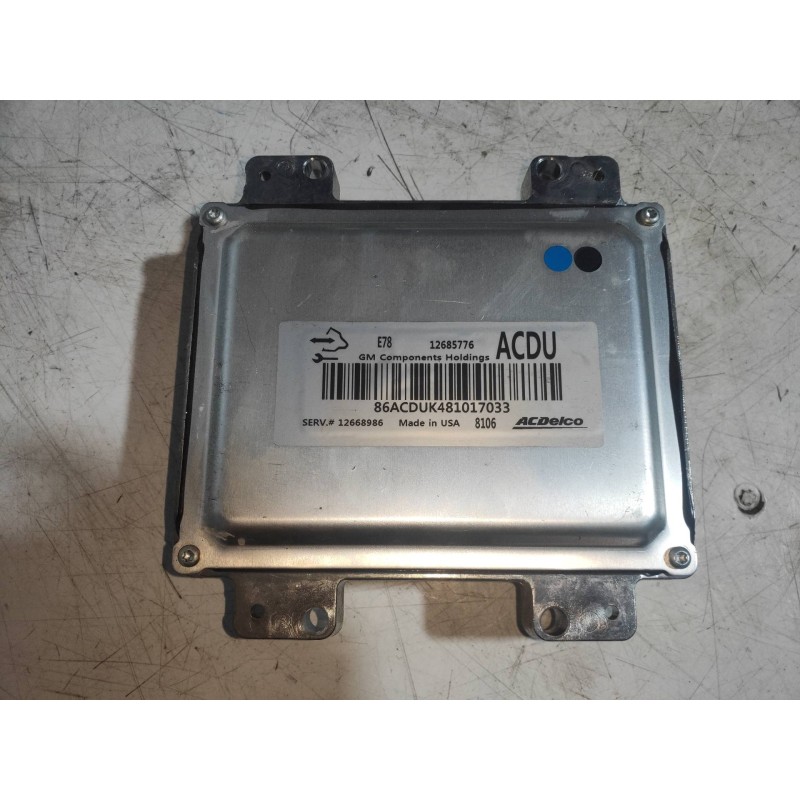 Recambio de centralita motor uce para opel mokka x color edition start/stop referencia OEM IAM 12685776 ACDU 