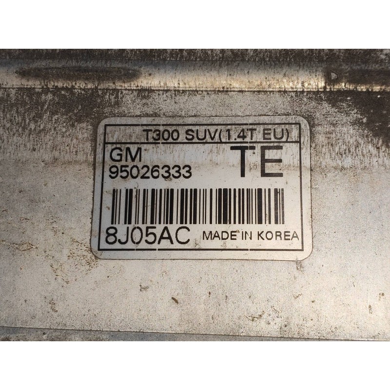 Recambio de intercooler para opel mokka x color edition start/stop referencia OEM IAM 95026333  