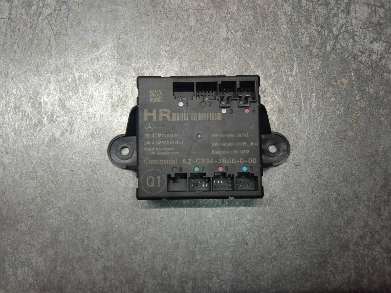 Recambio de modulo electronico para mercedes clase e (w212) familiar 3.0 cdi cat referencia OEM IAM A2189008600 A2188201626 A218