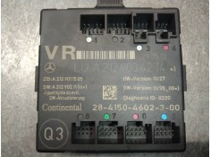 Recambio de modulo electronico para mercedes clase e (w212) familiar 3.0 cdi cat referencia OEM IAM A2129004214 A2129011505 A212 2