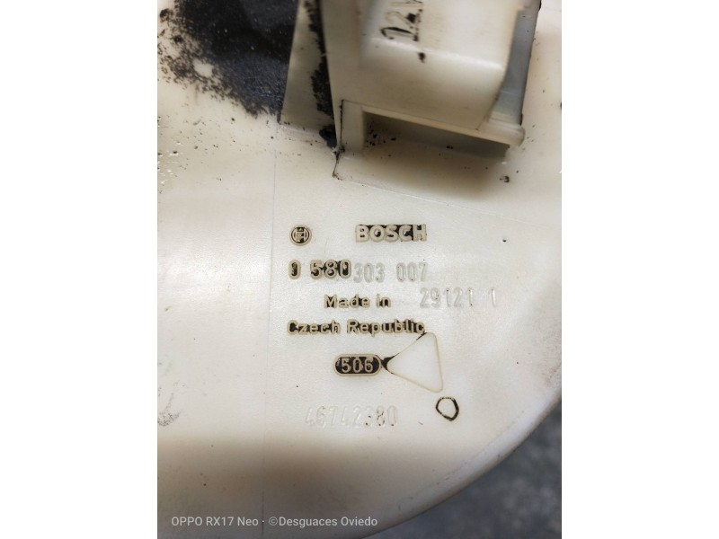 Recambio de bomba combustible para fiat multipla (186) 1.9 jtd 110 elx eleganza referencia OEM IAM 0580303007  