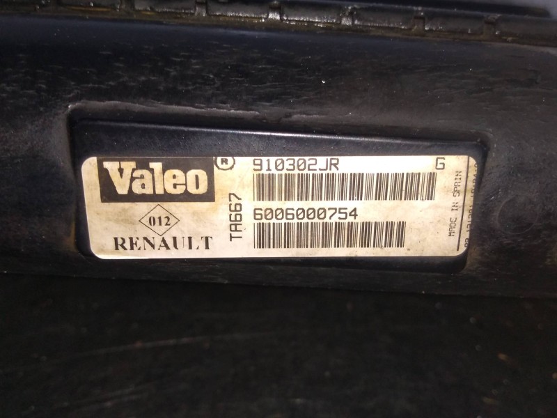 Recambio de radiador agua para renault rapid/express (f40) 1.6 d transporter referencia OEM IAM 6006000754 EXPRESS 