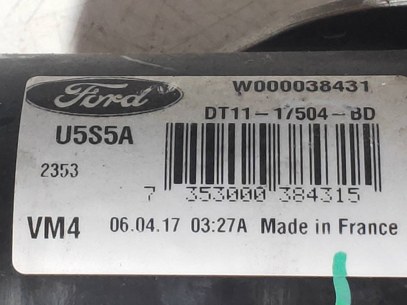 Recambio de motor limpia delantero para ford transit connect 1.5 tdci cat referencia OEM IAM W000038431 DT111504BD DERECHA