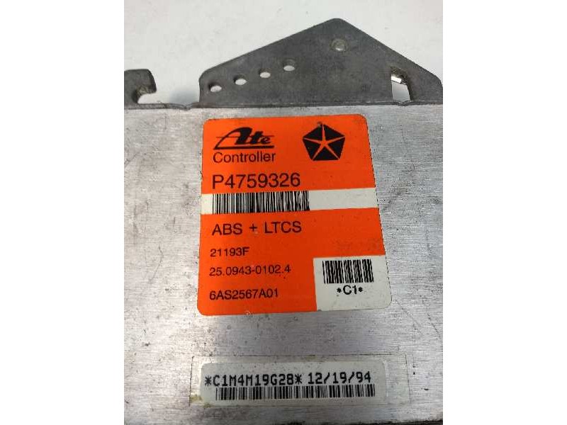 Recambio de centralita abs para chrysler vision (lh) 3.5 cat referencia OEM IAM P4759326 25094301024 21193F