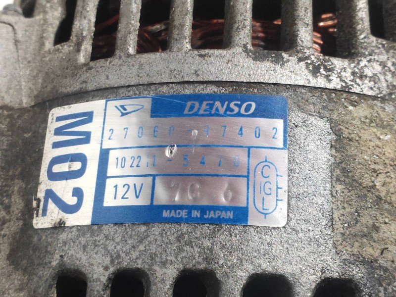Recambio de alternador para daihatsu sirion (m3..) 1,3 referencia OEM IAM 2706097402 1022115470 