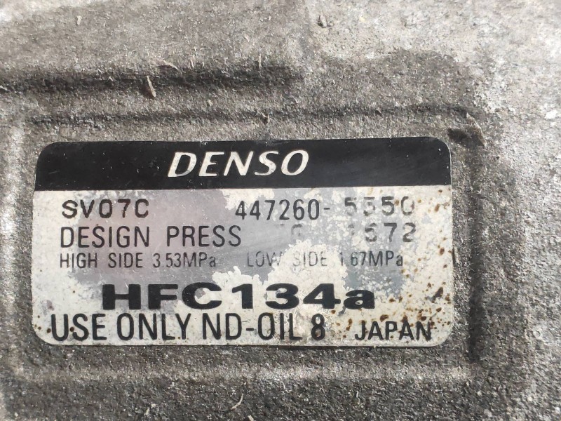 Recambio de compresor aire acondicionado para daihatsu sirion (m3..) 1,3 referencia OEM IAM 447260 5350 1575