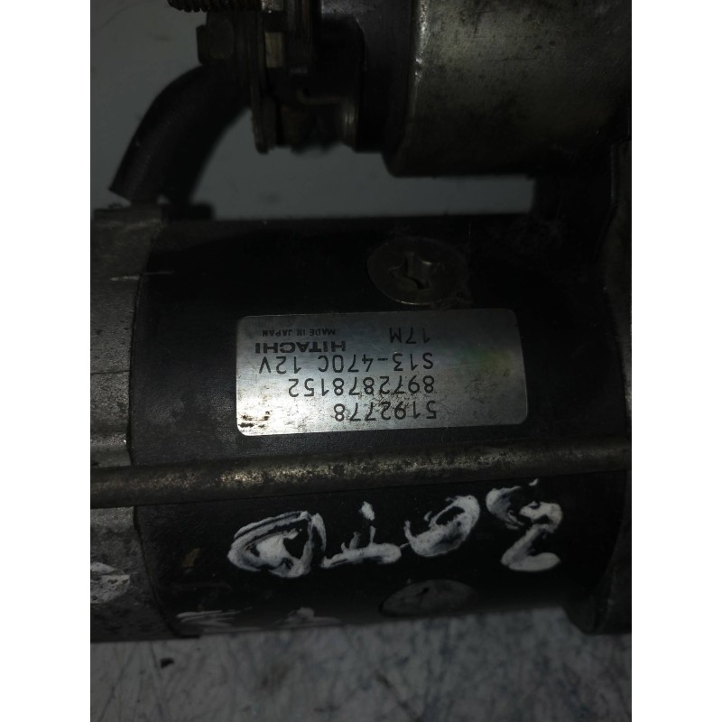 Recambio de motor arranque para saab 9-3 berlina 2.8 t aero referencia OEM IAM 5192778 HITACHI 