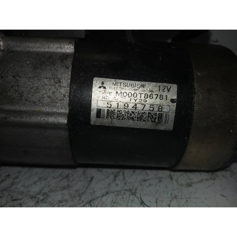 Recambio de motor arranque para saab 9-5 berlina 2.0 t vector referencia OEM IAM M000T86781 MITSUBISHI 