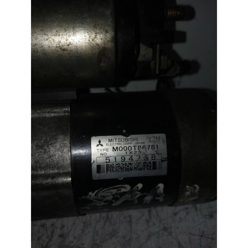 Recambio de motor arranque para saab 9-5 berlina 2.0 t linear referencia OEM IAM M000T86781 MITSUBISHI 